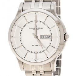 Bernhard H Mayer Silver Stainless Steel Chronos Limited Edition Men's Wristwatch 42MM