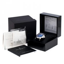 Pre Owned Bernhard H. Mayer Blue Stainless Steel Drift Men's Wristwatch 44 mm