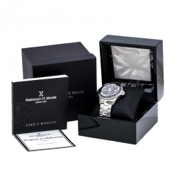 Bernhard H. Mayer Black Stainless Steel Nauticus Austro Limited Edition Men's Wristwatch 45 MM