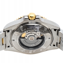 Pre Owned Bernhard H Mayer Grey Carbon Fiber Two-Tone Stainless Steel Nauticus Royale III Men's Wristwatch 45 mm