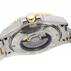 Pre Owned Bernhard H Mayer Grey Carbon Fiber Two-Tone Stainless Steel Nauticus Royale III Men's Wristwatch 45 mm