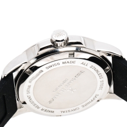 Pre Owned Bernhard H. Mayer Blue Stainless Steel Black Silicon Drift Men's Wristwatch 44 mm