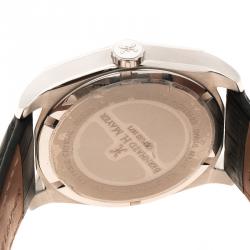 Pre Owned Bernhard H Mayer White Stainless Steel La Rétrograde Explorer Men's Wristwatch 42mm