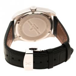 Pre Owned Bernhard H Mayer White Stainless Steel La Rétrograde Explorer Men's Wristwatch 42mm