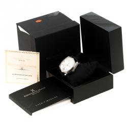 Pre Owned Bernhard H Mayer White Stainless Steel La Rétrograde Explorer Men's Wristwatch 42mm