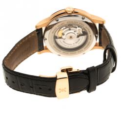Bernhard H Mayer Black Rose Gold PVD Plated Stainless Steel Chronos-Rose Gold Limited Edition Men's Wristwatch 42MM