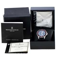 Bernhard H Mayer Black Stainless Steel Force Maximus Men's Wristwatch 43MM