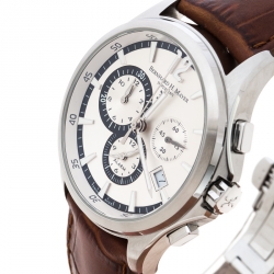 Bernhard H Mayer Depuis 1871 White Stainless Steel  Virtus Men's Wristwatch 43 mm