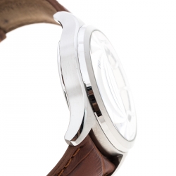 Bernhard H Mayer Depuis 1871 White Stainless Steel  Virtus Men's Wristwatch 43 mm