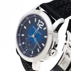Bernhard H. Mayer Blue Stainless Steel Drift Men's Wristwatch 44 mm