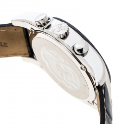 Pre Owned Bernhard H. Mayer Black Stainless Steel Chronomax Men's Wristwatch 41 mm