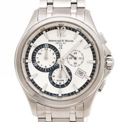 Pre Owned Bernhard H. Mayer Silver White Stainless Steel Virtus Limited Edition Men's Wristwatch 43 mm
