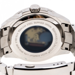 Pre Owned Bernhard H. Mayer White Stainless Steel Force Quantum Men's Wristwatch 43 mm