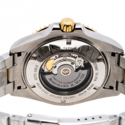 Bernhard H. Mayer Grey Carbon Fiber Two-Tone Stainless Steel Nauticus Royale III Men's Wristwatch 45 mm