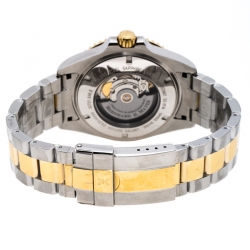 Bernhard H. Mayer Grey Carbon Fiber Two-Tone Stainless Steel Nauticus Royale III Men's Wristwatch 45 mm