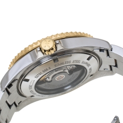 Bernhard H Mayer Black Stainless Steel Nauticus Royale II Men's Wristwatch 45 mm