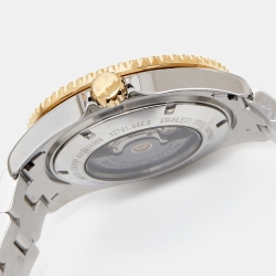 Pre Owned Bernhard H. Mayer Black Two-Tone Stainless Steel Nauticus Royale II Men's Wristwatch 45 mm