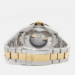 Pre Owned Bernhard H. Mayer Black Two-Tone Stainless Steel Nauticus Royale II Men's Wristwatch 45 mm