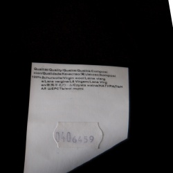 Pre Owned Boss by Hugo Boss Black Wool Satin Trim Detail Cary/Grant Suit L