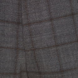 Boss by Hugo Boss Grey Plaid Checked Wool Novan/Ben Slim Fit Suit L