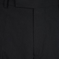 Boss by Hugo Boss Black Striped Wool Pasolini1/Movie1 Suit XL