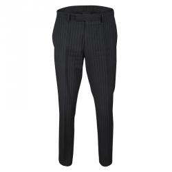 Boss By Hugo Boss Grey Wool Striped The Grand/Central1 Suit M