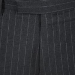 Boss By Hugo Boss Grey Wool Striped The Grand/Central1 Suit M