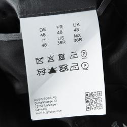 Boss By Hugo Boss Grey Wool Striped The Grand/Central1 Suit M