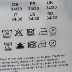 مملوكة مسبقًا بنطلون جينز بوس باي هوغو بوس ديلاوير رصاصي بقصة مجسمة L