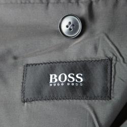 Boss Hugo Boss Grey Wool Cashmere Coat XXL