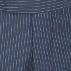 Boss By Hugo Boss Blue Striped Wool The Who/Sharp Suit XXL