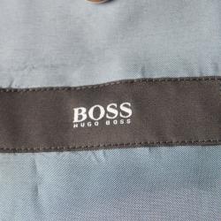 Boss By Hugo Boss Blue Striped Wool The Who/Sharp Suit XXL