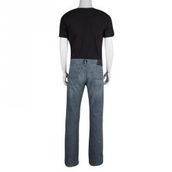 Pre Owned Boss By Hugo Boss Indigo Faded Effect Denim Scout Jeans L