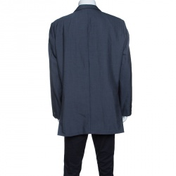 مملوكة مسبقًا Boss By Hugo Boss Grey Wool Mohair Passolini Tailored Blazer 4XL