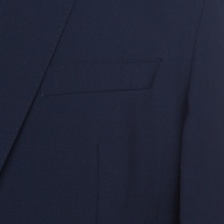 Pre Owned جاكيت بليزر بوس باي هوغو بوس ذا جام 75/شارب 3 صوف أزرق كحلي XL