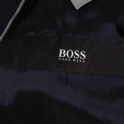 Pre Owned جاكيت بليزر بوس باي هوغو بوس ذا جام 75/شارب 3 صوف أزرق كحلي XL