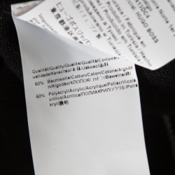 Pre Owned Boss Green By Hugo Boss Black Striped Trim Zime W17 Sweater S