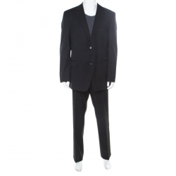 Boss by Hugo Boss Black Wool Pasolini/Movie Suit 2XL