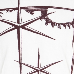 Pre Owned تي شيرت بوس باي هوغو بوس بأكمام طويلة نقوش بيج XL