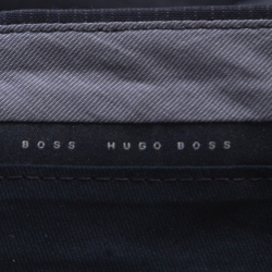 مملوكة مسبقًا Boss By Hugo Boss Grey Wool Tailored Trousers S