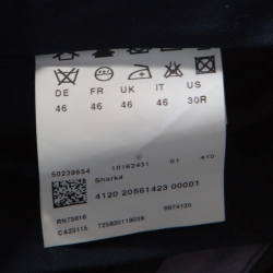 مملوكة مسبقًا Boss By Hugo Boss Grey Wool Tailored Trousers S