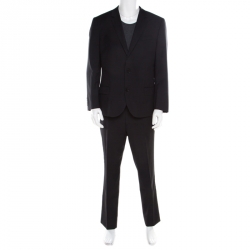 Boss by Hugo Boss Grey Wool Tailored Genius Suit XXL