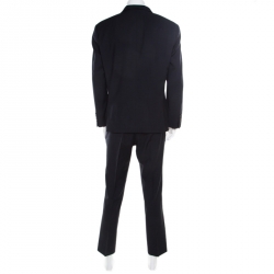 Boss by Hugo Boss Navy Blue Wool Tailored Genius Suit XXL