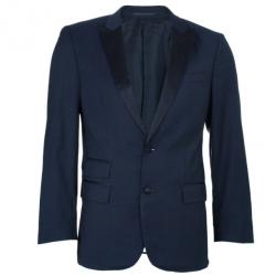 Pre Owned BOSS By Hugo Boss Navy Slim Fit Men's Tuxedo Suit M
