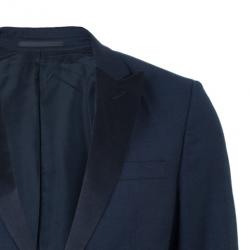 Pre Owned BOSS By Hugo Boss Navy Slim Fit Men's Tuxedo Suit M
