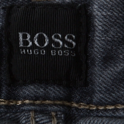 Pre Owned بنطلون جينز بوس باي هوغو بوس سكوت 1 نمط دنيم متوسط قطن رصاصي 4XL