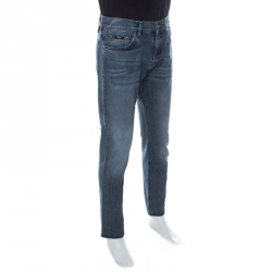Pre Owned Boss by Hugo Boss Blue Denim Maine Jeans M