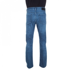 Pre Owned بنطلون جينز بوس باي هوغو بوس مين3 دينم ستريتش أزرق XL