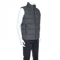 Pre Owned جاكت منفوخ بوس باي هوغو بوس دارنوم2 ذو وجهين صوف رمادي L