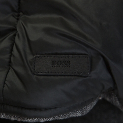 Pre Owned جاكت منفوخ بوس باي هوغو بوس دارنوم2 ذو وجهين صوف رمادي L